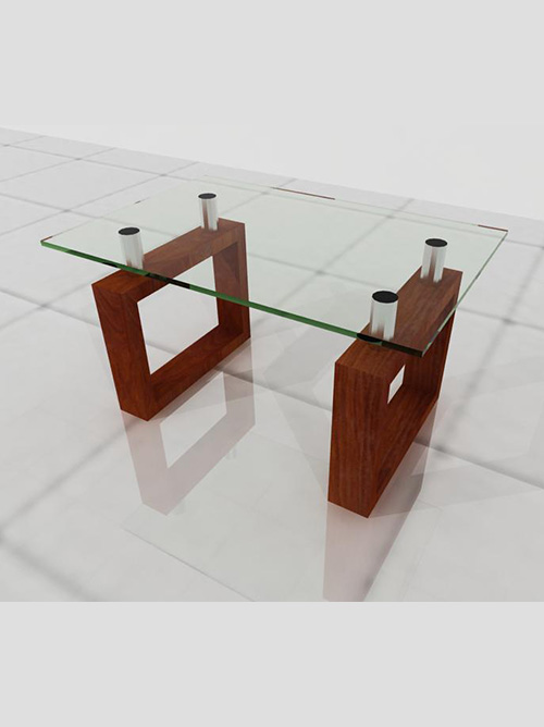 veneer glass table